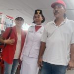 Josefina Misela Tanda bersama kedua orangtua.