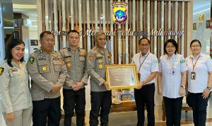 Kapolda Sulawesi Utara Irjen Pol Setyo Budiyanto mengapresiasi Rumah Sakit Bhayangkara Tingkat III Manado yang meraih penghargaan di bidang pelayanan dari BPJS Kesehatan