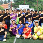 Kadiv Humas Polri Irjen. Pol. Sandi Nugroho membuka acara Seven Soccer yang diikuti seluruh jajaran Divisi Humas dan jurnalis. Sebanyak 105 peserta memeriahkan acara tersebut.