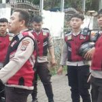 Manado -- Personel Satsamapta Polresta Manado menggelar patroli Presisi siang hari, pada Senin (23/10/2023).