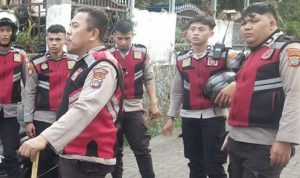 Manado -- Personel Satsamapta Polresta Manado menggelar patroli Presisi siang hari, pada Senin (23/10/2023).