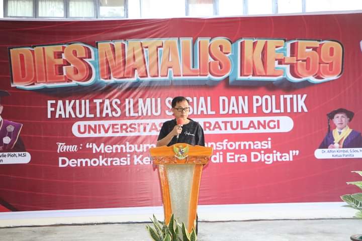 Rektor Unsrat Prof. Dr. Ir. Oktovian Berty Alexander Sompie, M.Eng, IPU, ASEAN Eng (Foto : Dok. Unsrat)