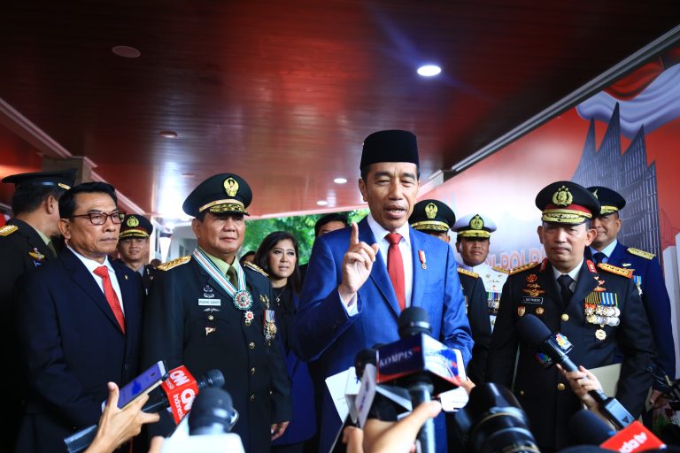 Pemilu Berjalan Damai, Presiden Sampaikan Terima Kasih Kepada TNI-Polri