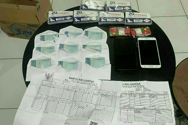 Satgas Money Politik Polda Sulut OTT 2 Pelaku Money Politik di Manado
