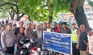 Satlantas Polresta Manado mengajak para tukang ojek untuk mematuhi aturan lalu lintas. Ajakan tersebut disampaikan melalui sosialisasi Etika Berlalulintas, pada Rabu (17/1/2024).