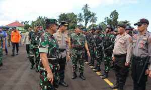 Sebanyak 1.635 Personel Polri Bersama TNI Siap Amankan Kunjungan Kunker Jokowi di Sulut