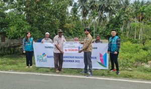 Pembangunan Masjid Al Shobur Buol Dibantu PLN