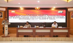 Wakapolda Buka Pelatihan dan Kajian HAM, Diikuti Satker Jajaran Polda Sulut