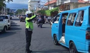 Polresta Manado Komitmen Jaga Keamanan dan Kelancaran Lalu Lintas Melalui Turjawali
