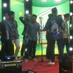 Personel Polsek Singkil Amankan Lomba Musik Bangun Sahur di Plaza Ramadhan Manado