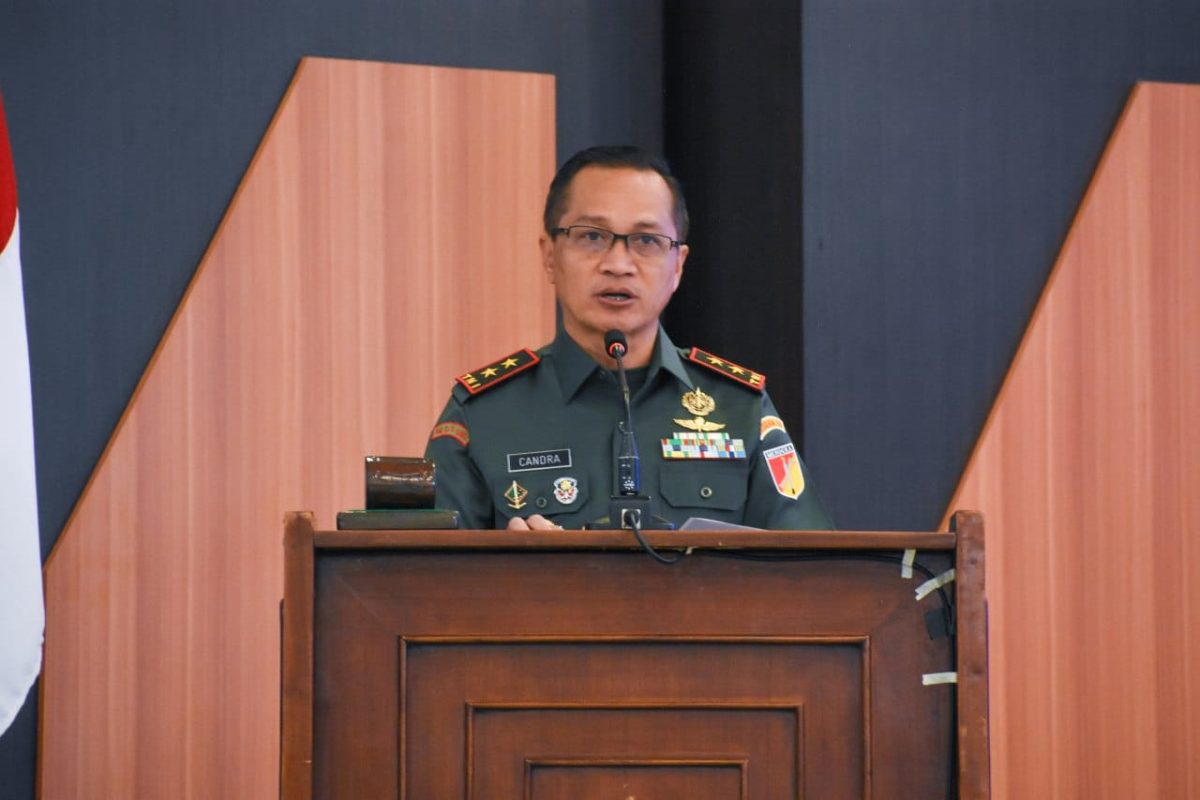 Rapim Kodam XIII/Mdk Dibuka Mayjen TNI Candra Wijaya