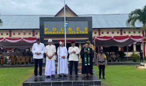Polres Minsel Gelar Apel Serpas Pam TPS dan Doa Lintas Agama