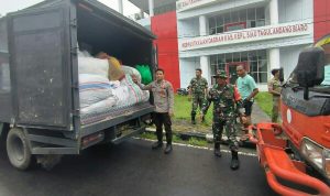 Pasca erupsi kembali Gunung Ruang di Kabupaten Sitaro pada hari Selasa, 30 April 2024, sejumlah bantuan kemanusiaan terus berdatangan ke lokasi terdampak.