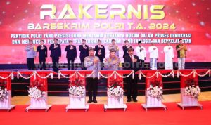 Tutup Rakernis Bareskrim, Kapolri Sebut Kompleksnya Penegakan Hukum Kini Jadi Tantangan