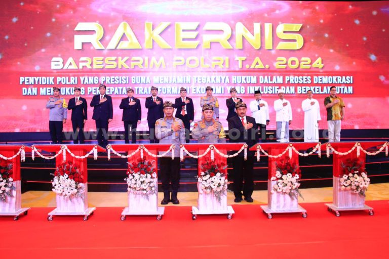 Tutup Rakernis Bareskrim, Kapolri Sebut Kompleksnya Penegakan Hukum Kini Jadi Tantangan