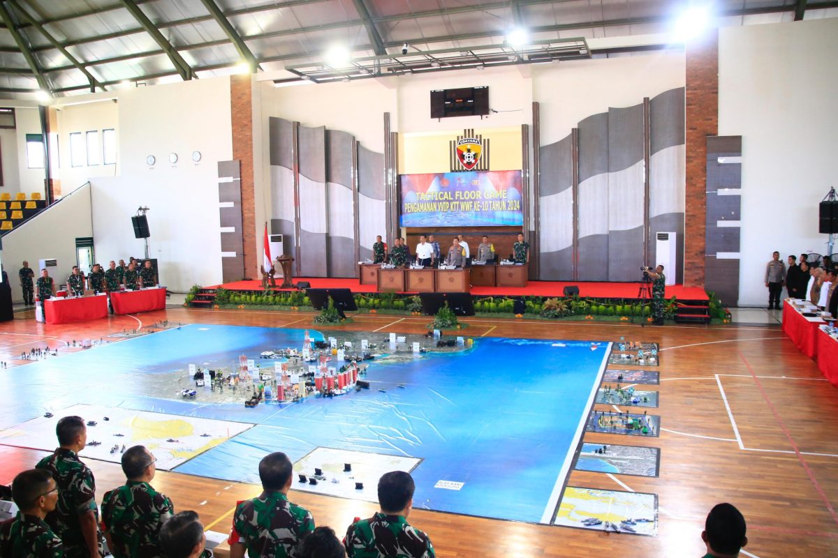 imulasikan Pengamanan WWF, TNI-Polri Gelar TFG Gabungan