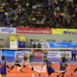 Jakarta Electric PLN akarta Electric PLN berhasil menumbangkan juara bertahan Bandung BJB Tandamata dengan skor 3-2 pada lanjutan PLN Mobile Proliga 2024 di Palembang Sport & Convention Center, Minggu (12/5).