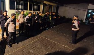 Gabungan Polsek Pineleng, Patroli Rayon, dan ROTR Polresta Manado melaksanakan Kegiatan Rutin Yang Ditingkatkan (KRYD)