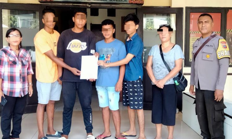 Personel Polsek Malalayang Selesaikan Kasus Penganiayaan Melalui Pendekatan Problem Solving