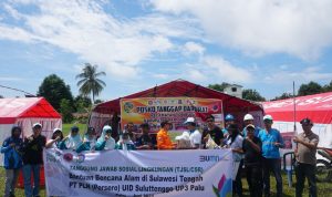 PT PLN UP3 Palu Berikan Bantuan kepada Korban Banjir di Kabupaten Parigi Moutong dan Donggala