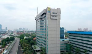 Ilustrasi gedung PLN Kantor Pusat di daerah Kebayoran Baru, Jakarta Selatan.