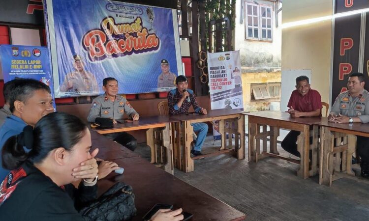 Polresta  Manado menggelar kegiatan “Jumat Bacirita” yang berlangsung di Kantin Presisi Polresta  Manado. Kegiatan ini dihadiri oleh sejumlah perwira Polresta Manado dan masyarakat setempat, Jumat (19/7/2024).