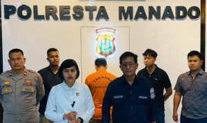 Polresta Manado telah berhasil mengamankan pelaku penganiayaan yang mengakibatkan meninggal dunianya seorang korban di wilayah Wenang.