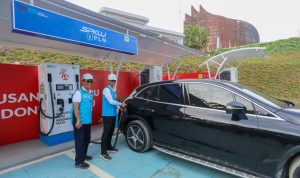Selama Gelaran HUT RI di IKN, 18 SPKLU PLN Layani 340 Transaksi Pengisian Mobil Listrik