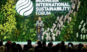 Di, Presiden Joko Widodo secara resmi membuka Indonesia International Sustainability Forum (IISF) 2024 di Jakarta Convention Center pada Kamis (5/9).