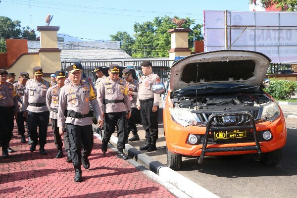 Kapolda Periksa Kesiapan Ranmor Dinas