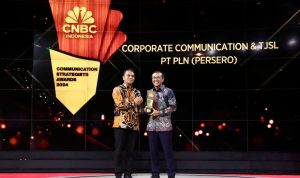 PT PLN Sabet Penghargaan CNBC Indonesia Communications Strategist Award 2024