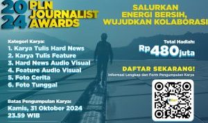 PT PLN (Persero) mengajak para insan Jurnalis untuk dapat berpartisipasi dalam ajang PLN Journalist Award (PJA) 2024.