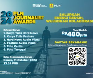 PT PLN (Persero) mengajak para insan Jurnalis untuk dapat berpartisipasi dalam ajang PLN Journalist Award (PJA) 2024.