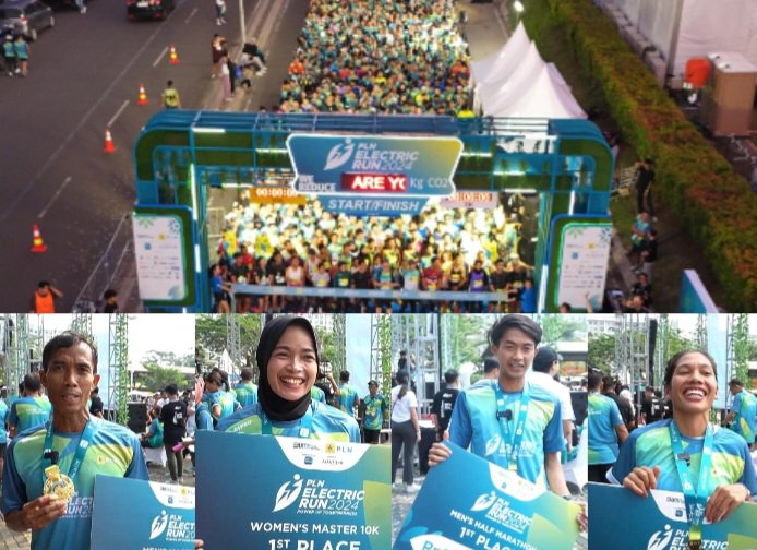 PLN Electric Run 2024 sukses digelar dengan meriah di Scientia Square Park, Gading Serpong, Tangerang pada Minggu (6/10).