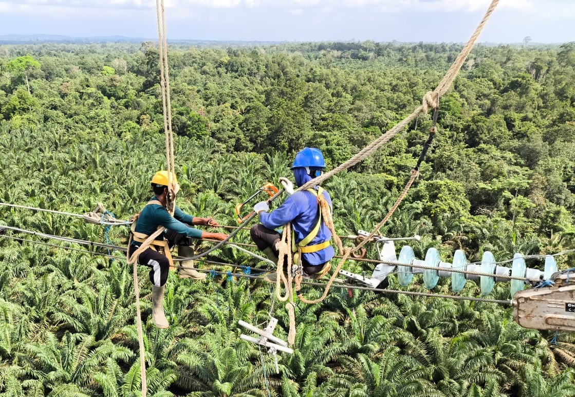 PT PLN Tuntaskan Pembangunan SUTT 150 kV Kendawangan-Sukamara