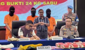 Polda Sulteng Gagalkan Peredaran 24 Kg Sabu di Palu