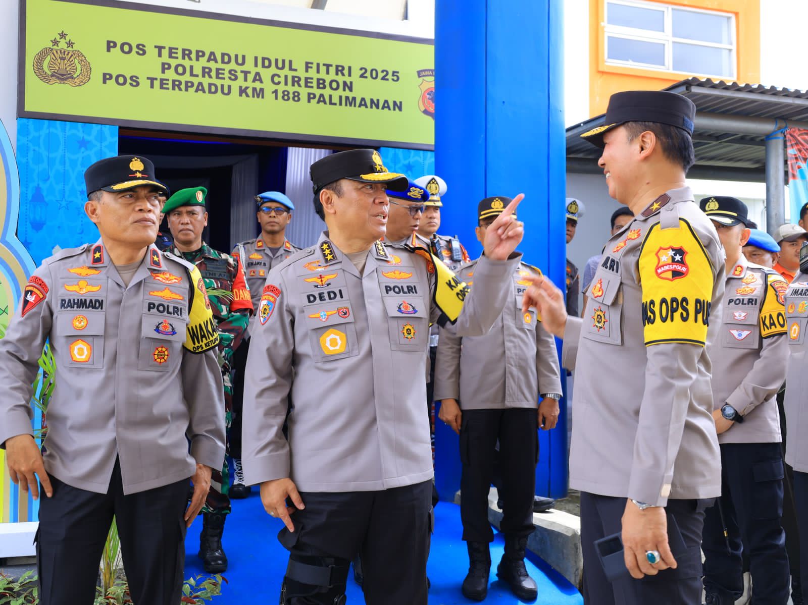 Irwasum Polri yang dikomandoi Komjen Pol. Prof. Dr. Dedi Prasetyo, S.H., M.Hum., M.Si., M.M., melakukan pantauan udara dan inspeksi di dua lokasi vital