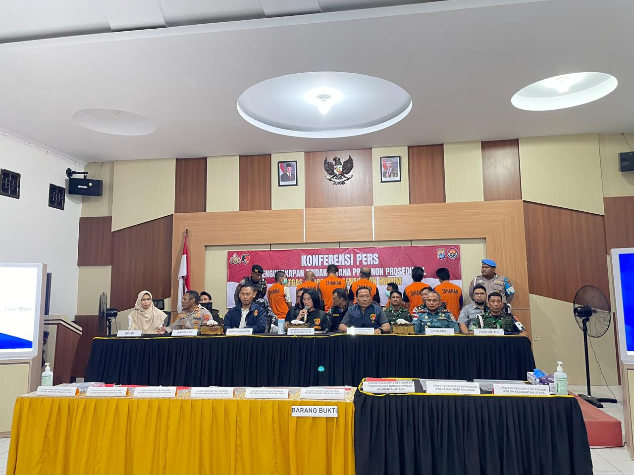 Polri melalui Satgas Penegakan Hukum Perlindungan Pekerja Migran Indonesia (PMI) yang dipimpin oleh Bareskrim Polri berhasil mengungkap sembilan kasus tindak pidana perdagangan orang (TPPO) di wilayah Kalimantan Utara