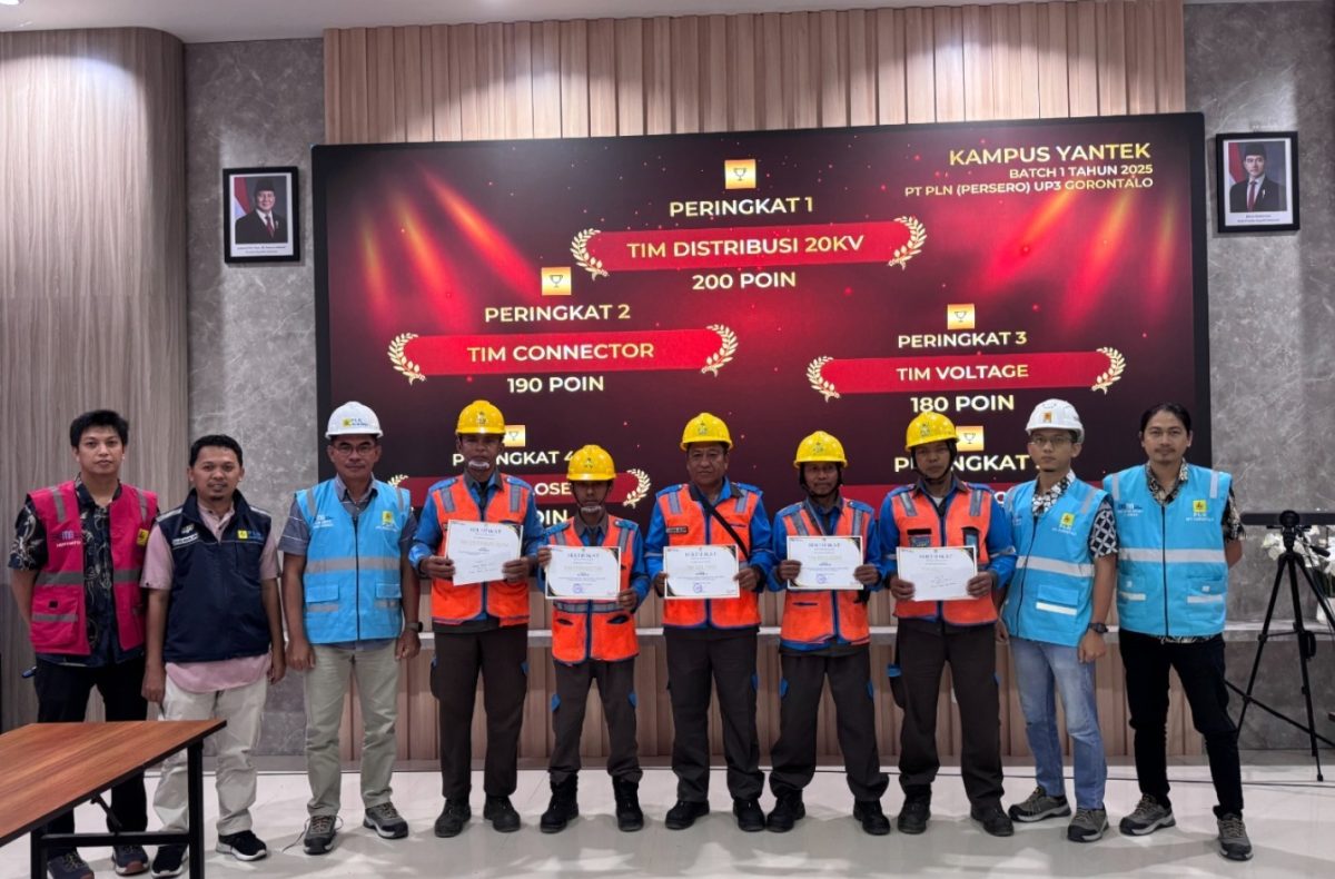 Dalam upaya meningkatkan kompetensi teknis dan kualitas pelayanan kepada pelanggan, PLN Unit Pelaksana Pelayanan Pelanggan (UP3) Gorontalo menggelar program pelatihan Kampus Yantek (Layanan Teknik), Jumat (09/05).