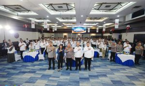 Kapolri Jenderal Listyo Sigit Prabowo menghadiri dan menjadi keynote speech pada Program Mentoring Berbasis Resiko (Promensisko) Tindak Pidana Pencucian Uang (TPPU) dan Pendanaan Terorisme (TPPT) dari kejahatan siber.