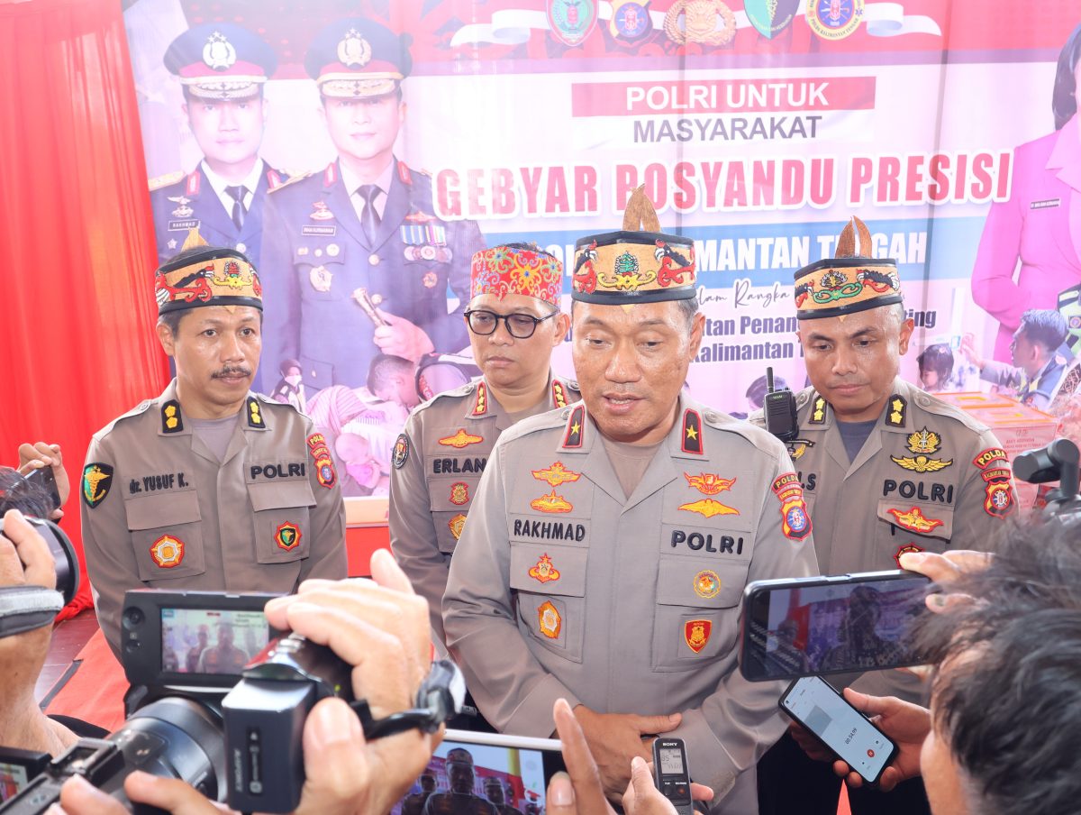 Polda Kalimantan Tengah (Kalteng) turut berpartisipasi dalam penanganan stunting dengan memberikan pelayanan kesehatan terpadu secara gratis kepada masyarakat.