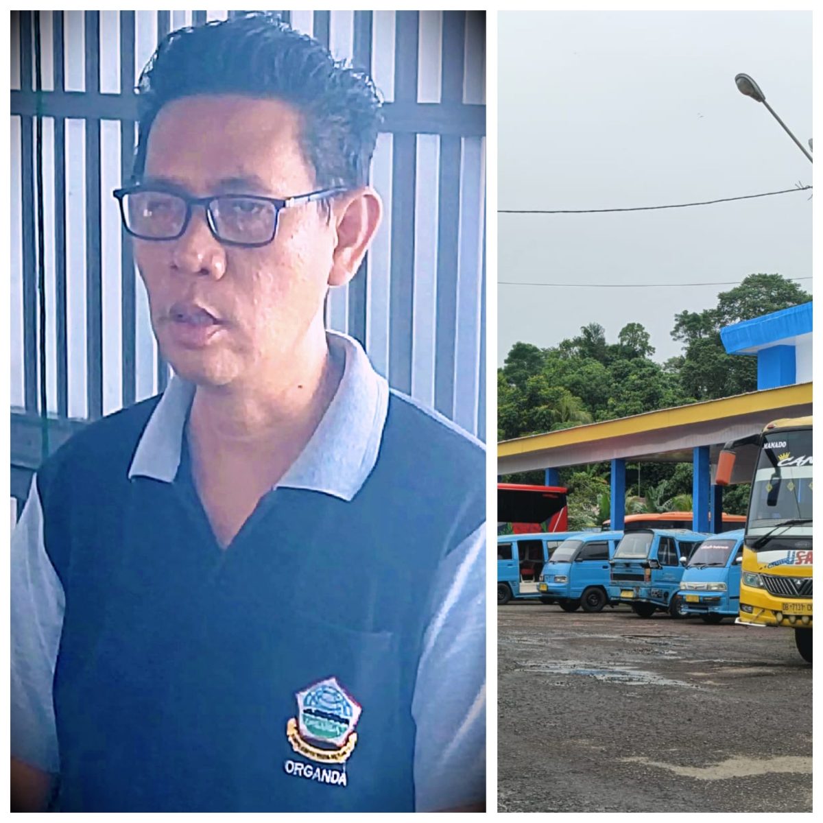 Ketua Organisasi Angkutan Darat (Organda) Sulawesi Utara, Novry J. Rengkung