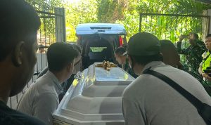 Polda Sulut Tiga jenazah korban kebakaran KM Barcelona V A dipulangkan ke Kabupaten Kepulauan Talaud, Senin (21/7/2025).