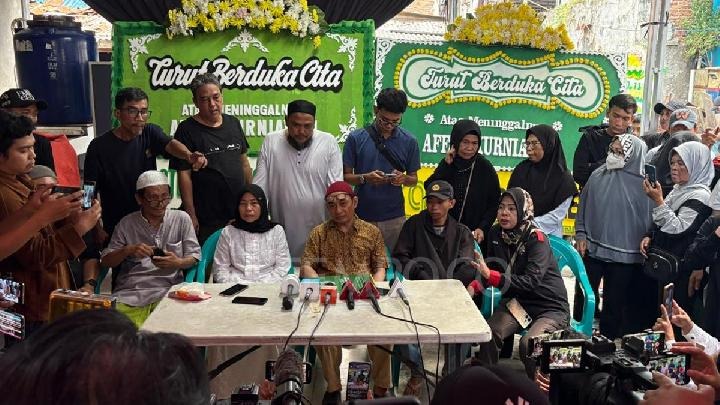 ayah dari pengemudi ojek online Affan Kurniawan yang tewas usai dilindas kendaraan taktis di Pejompongan, Jakarta Pusat (Jakpus) meminta keadilan.