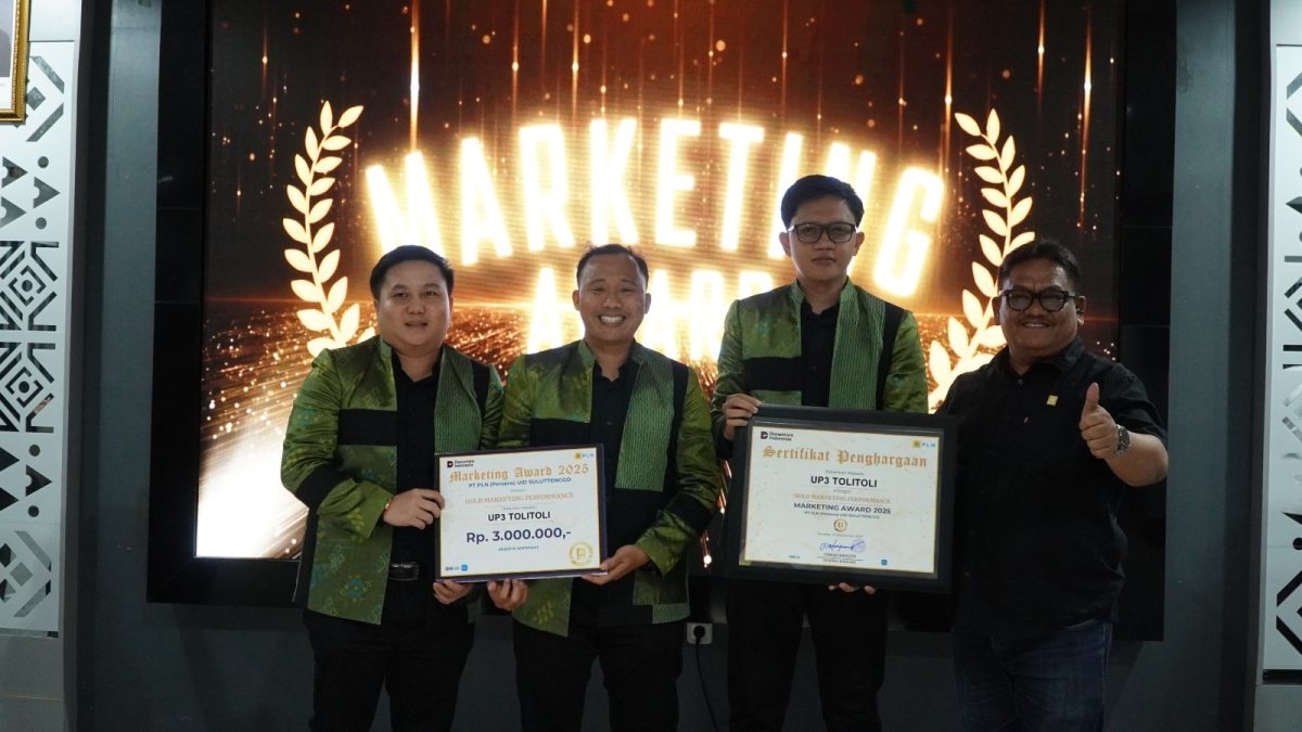 PLN Unit Induk Distribusi (UID) Sulawesi Utara, Tengah, dan Gorontalo (Suluttenggo) kembali menggelar ajang penghargaan tahunan bertajuk Marketing Award 2025.
