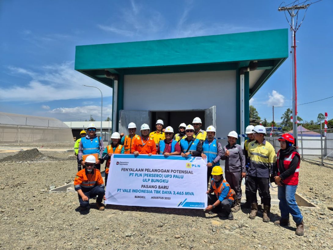 PLN Unit Pelaksana Pelayanan Pelanggan (UP3) Palu melalui Unit Layanan Pelanggan Bungku kembali menunjukkan komitmennya dalam mendukung pertumbuhan industri nasional dengan memberikan pelayanan maksimal kepada PT Vale Indonesia Tbk.