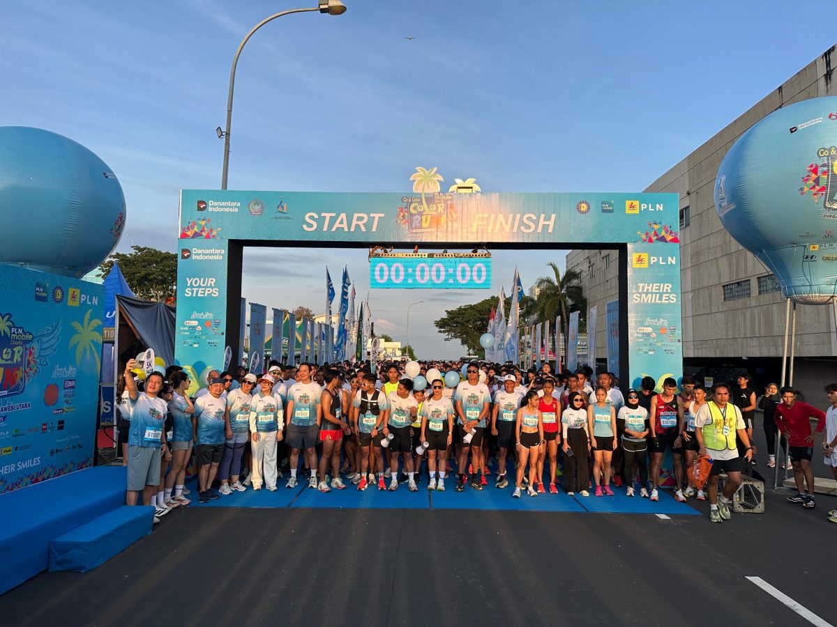 PT PLN (Persero) Unit Induk Distribusi Sulawesi Utara, Sulawesi Tengah, dan Gorontalo (UID Suluttenggo) kembali menghadirkan energi positif bagi masyarakat lewat gelaran Go & Glow PLN Mobile Charity Color Run 2025.