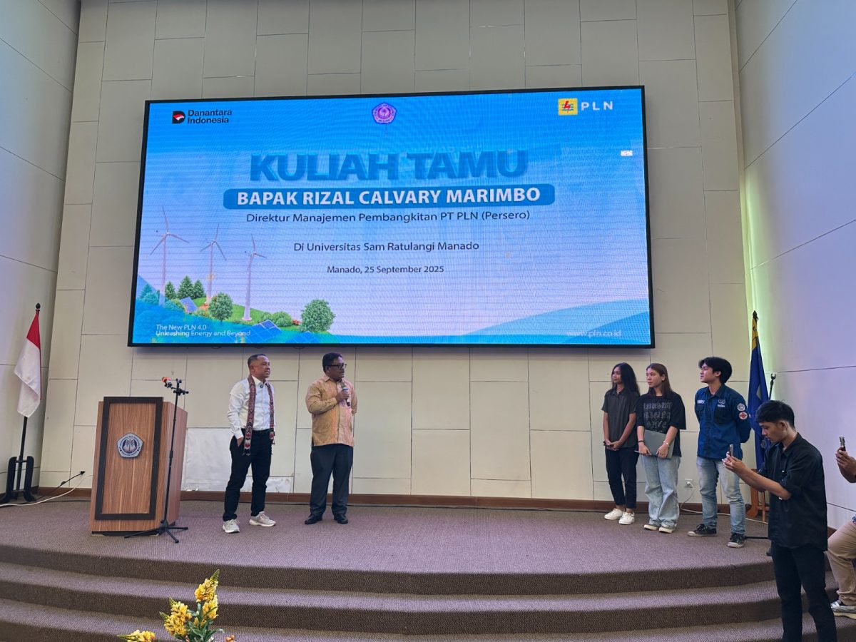 Direktur Manajemen Pembangkitan PT PLN (Persero), Rizal Calvary Marimbo mengunjungi Universitas Samratulangi (Unsrat) untuk memberikan Kuliah Umum yang bertajuk "Menggali Potensi Diri Menuju Kesuksesan Kelistrikan Sulawesi Utara”.
