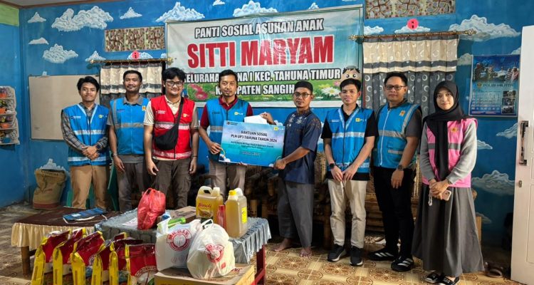 PLN UID Suluttenggo PT PLN (Persero) melalui Unit Pelaksana Pelayanan Pelanggan (UP3) Tahuna kembali menunjukkan komitmen nyata dalam memprioritaskan aspek kemanusiaan di samping menjalankan tugas utama melistriki negeri.