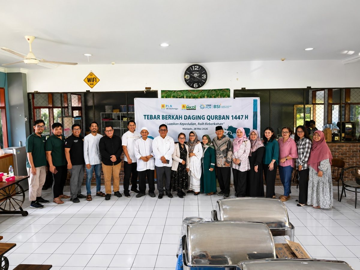 Memperingati Hari Raya Idul Adha 1447 Hijriah, PT PLN (Persero) Unit Induk Distribusi (UID) Sulawesi Utara, Sulawesi Tengah, dan Gorontalo (Suluttenggo) melaksanakan aksi sosial keagamaan serentak di seluruh unit.
